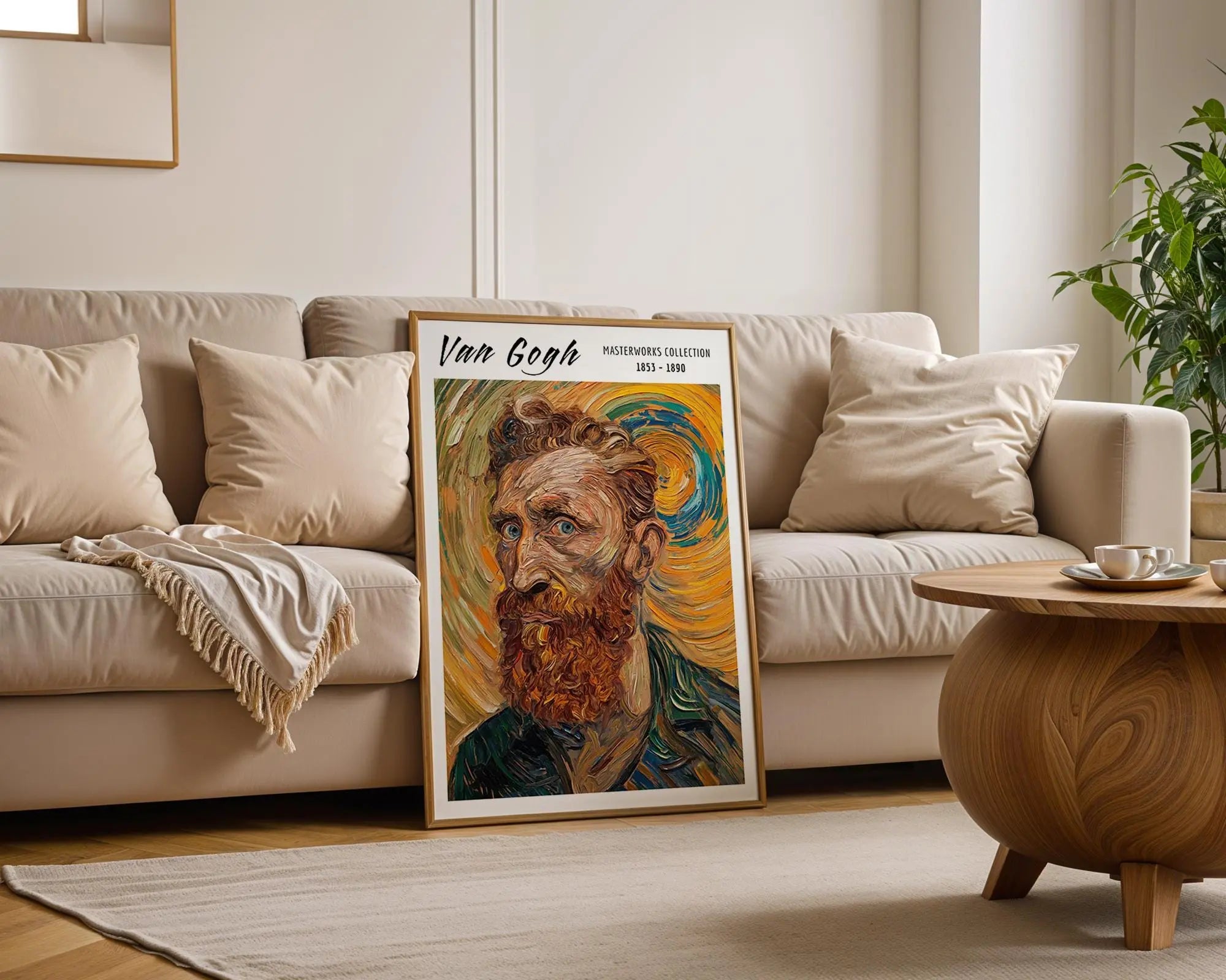 Van Gogh Print | Portrait  | Impressionist Oil Painting Wall Art wall art print, modern home decor, unframed artwork by Nomad & Nest