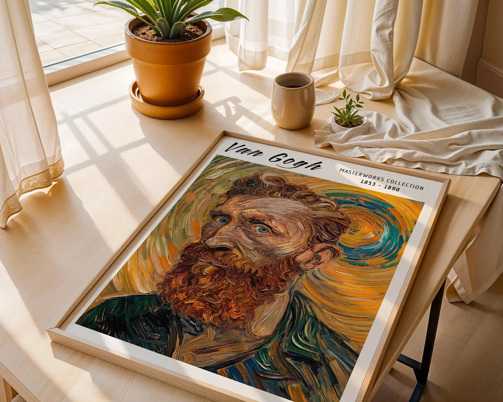 Van Gogh Print | Portrait  | Impressionist Oil Painting Wall Art wall art print, modern home decor, unframed artwork by Nomad & Nest