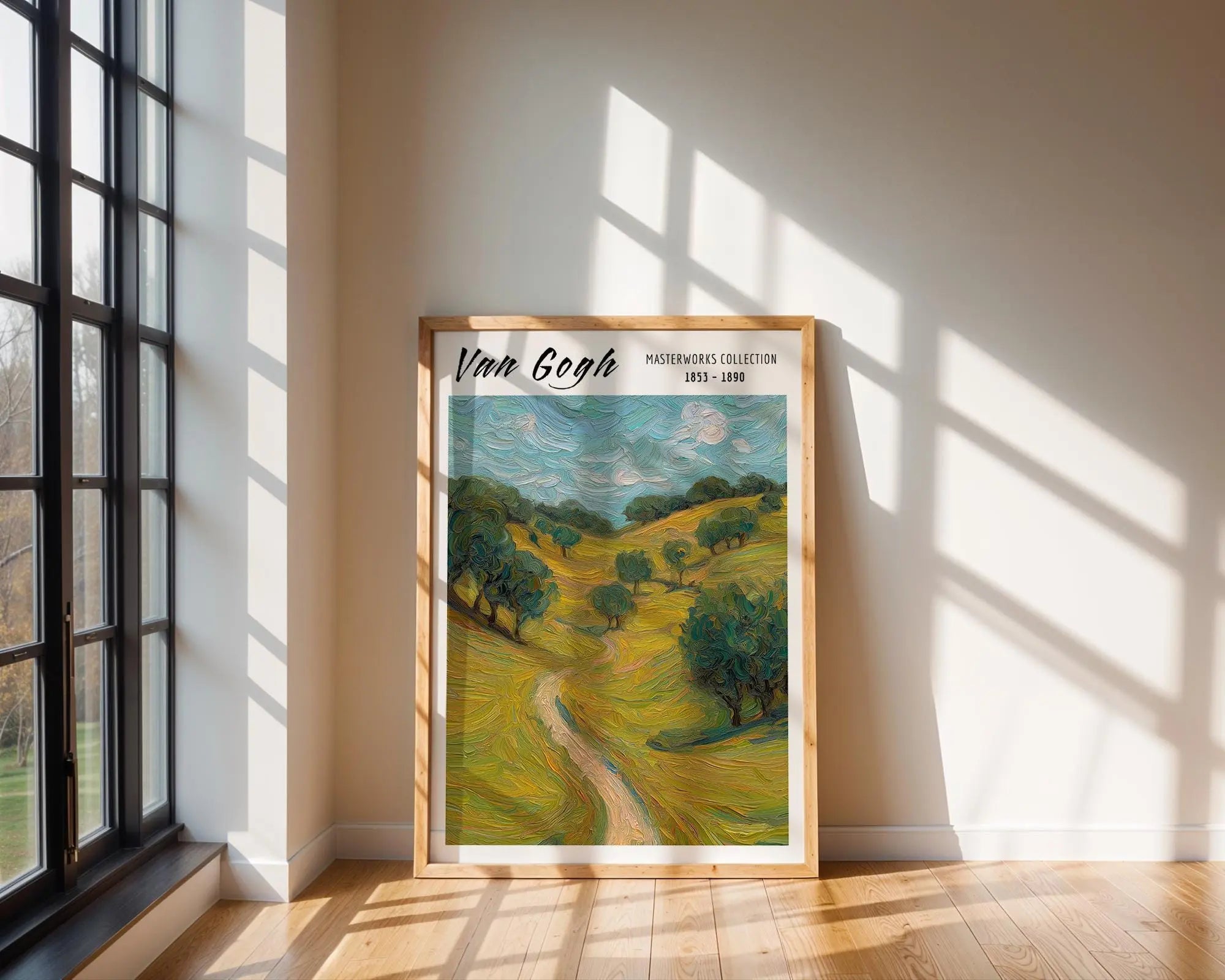 Van Gogh Print | Landscape  | Impressionist Countryside Wall Art wall art print, modern home decor, unframed artwork by Nomad & Nest