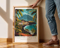 Tenerife Coastal Art Print | Spain Travel Poster wall art print, modern home decor, unframed artwork by Nomad & Nest