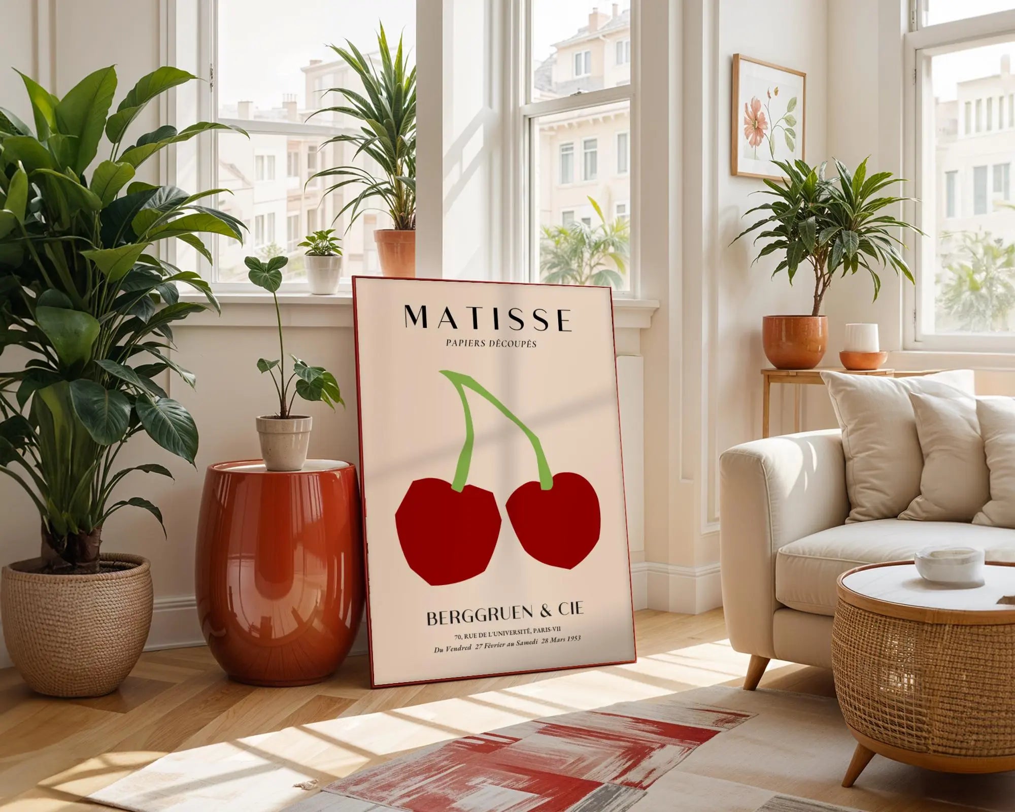 Henri Matisse Print | Cherry Art  | Modern Kitchen Wall Decor wall art print, modern home decor, unframed artwork by Nomad & Nest