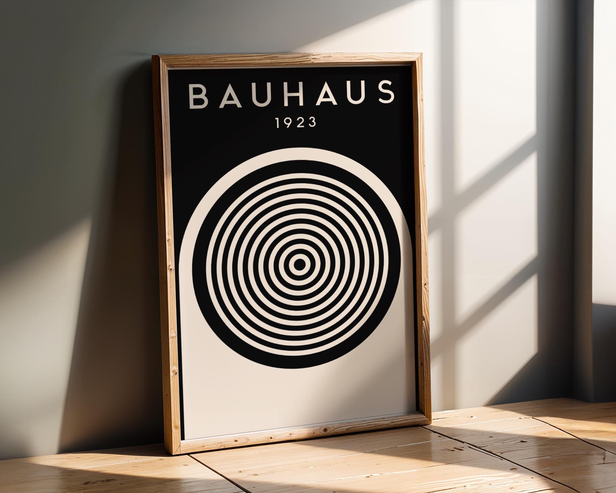 Bauhaus Poster Circle Art Print | Modern Geometric Wall Decor wall art print, modern home decor, unframed artwork by Nomad & Nest