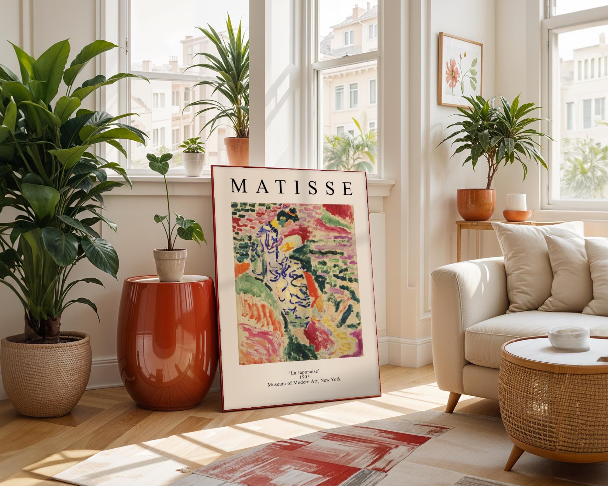 Henri Matisse Print | 'La Japonaise' Fauvist Expressionist Matte Art wall art print, modern home decor, unframed artwork by Nomad & Nest