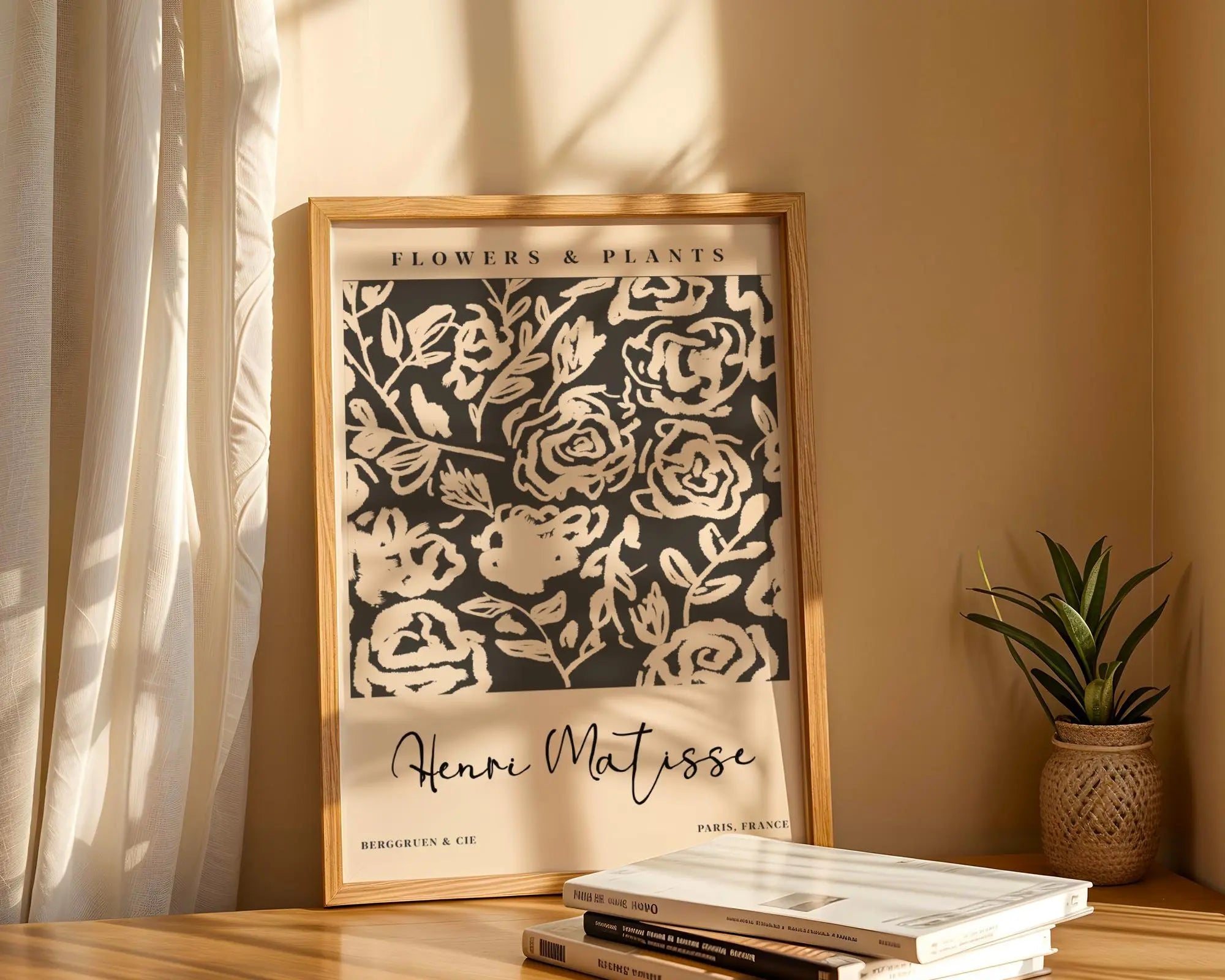 Henri Matisse Print | Floral  | Botanical Sketch, Modern Home Gallery Poster wall art print, modern home decor, unframed artwork by Nomad & Nest