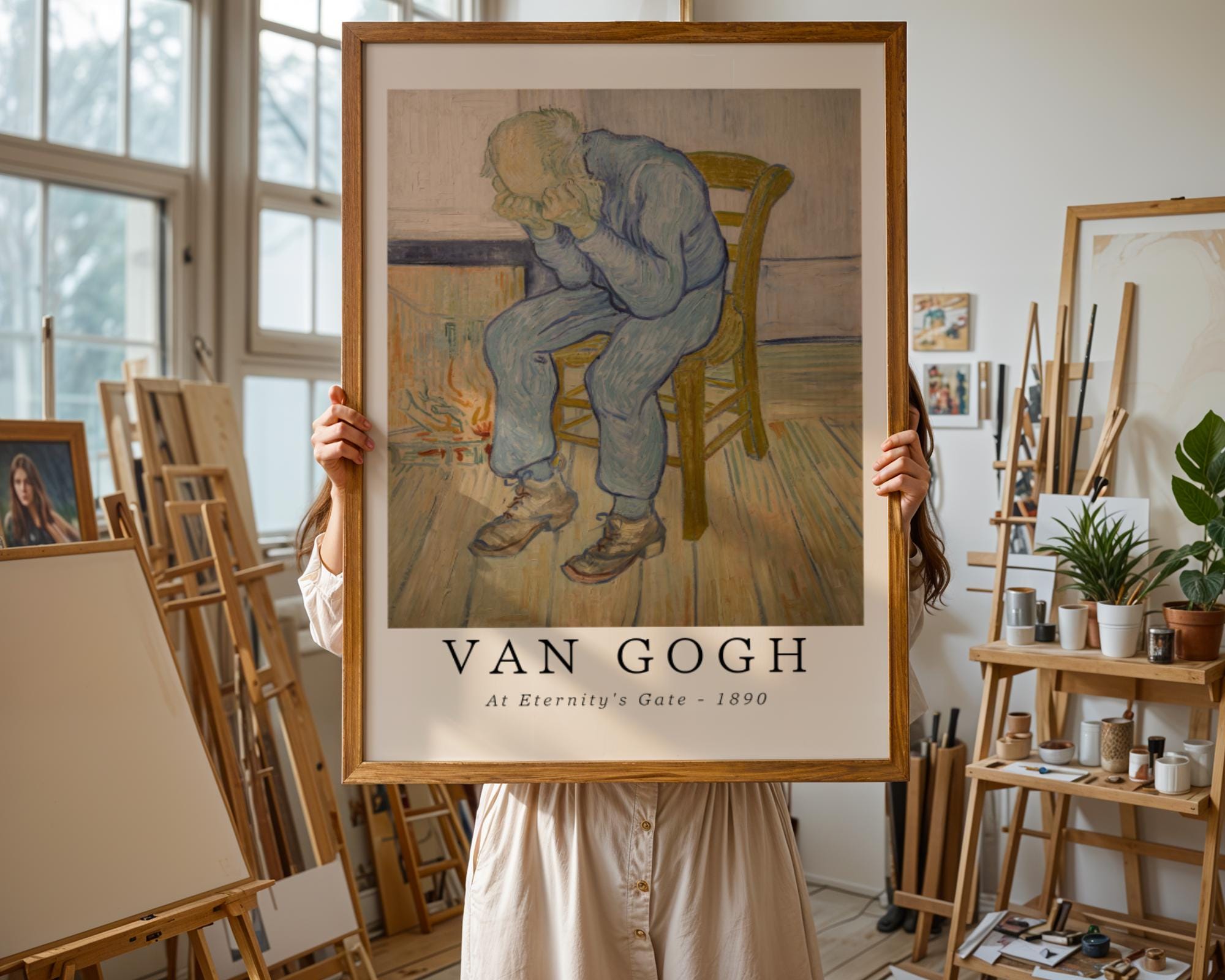 Van Gogh Print | At Eternity’s Gate  - Museum Quality Vintage Art Poster wall art print, modern home decor, unframed artwork by Nomad & Nest