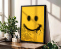 Positive Emotion | Graffiti Smile Wall Art | Street Art Smiley Face | Bold Modern Statement Poster wall art print, modern home decor, unframed artwork by Nomad & Nest