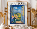 Henri Matisse Print | Inspired Window Art  | Sunlit Field Landscape wall art print, modern home decor, unframed artwork by Nomad & Nest