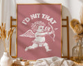 Positive Emotion | I’d Hit That Cupid Wall Art | Cheeky Love Illustration | Vintage Valentine Poster wall art print, modern home decor, unframed artwork by Nomad & Nest