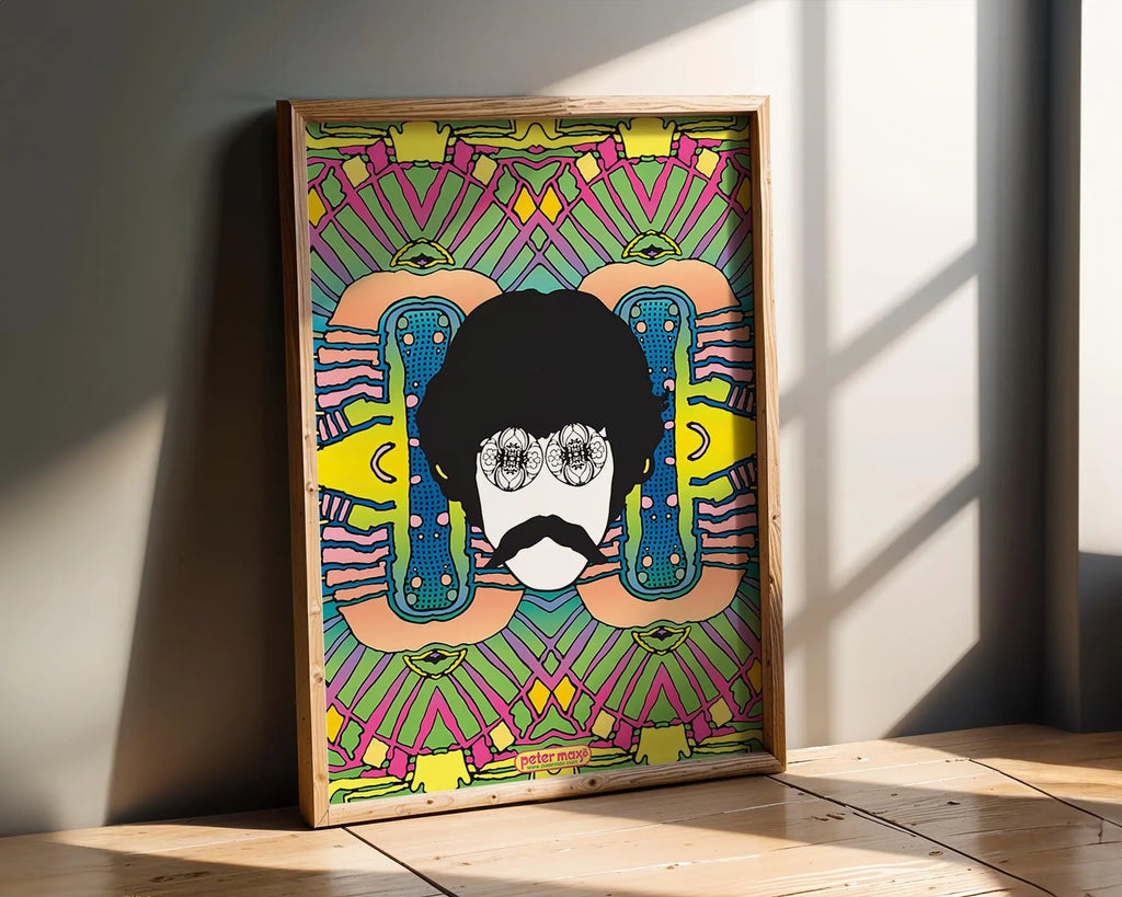 Modern Pop Art | Psychedelic Print | Retro 1960s Inspired Portrait wall art print, modern home decor, unframed artwork by Nomad & Nest