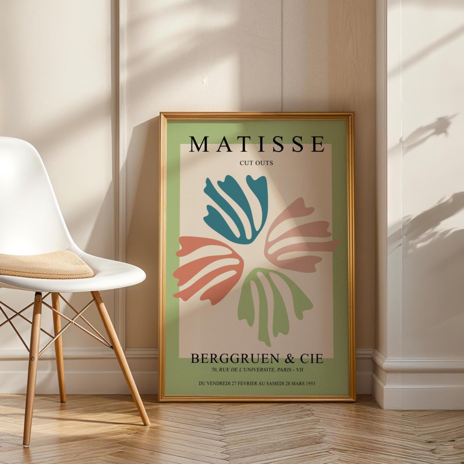 Henri Matisse Print | Cut Outs  | Colorful Abstract Leaf Art wall art print, modern home decor, unframed artwork by Nomad & Nest