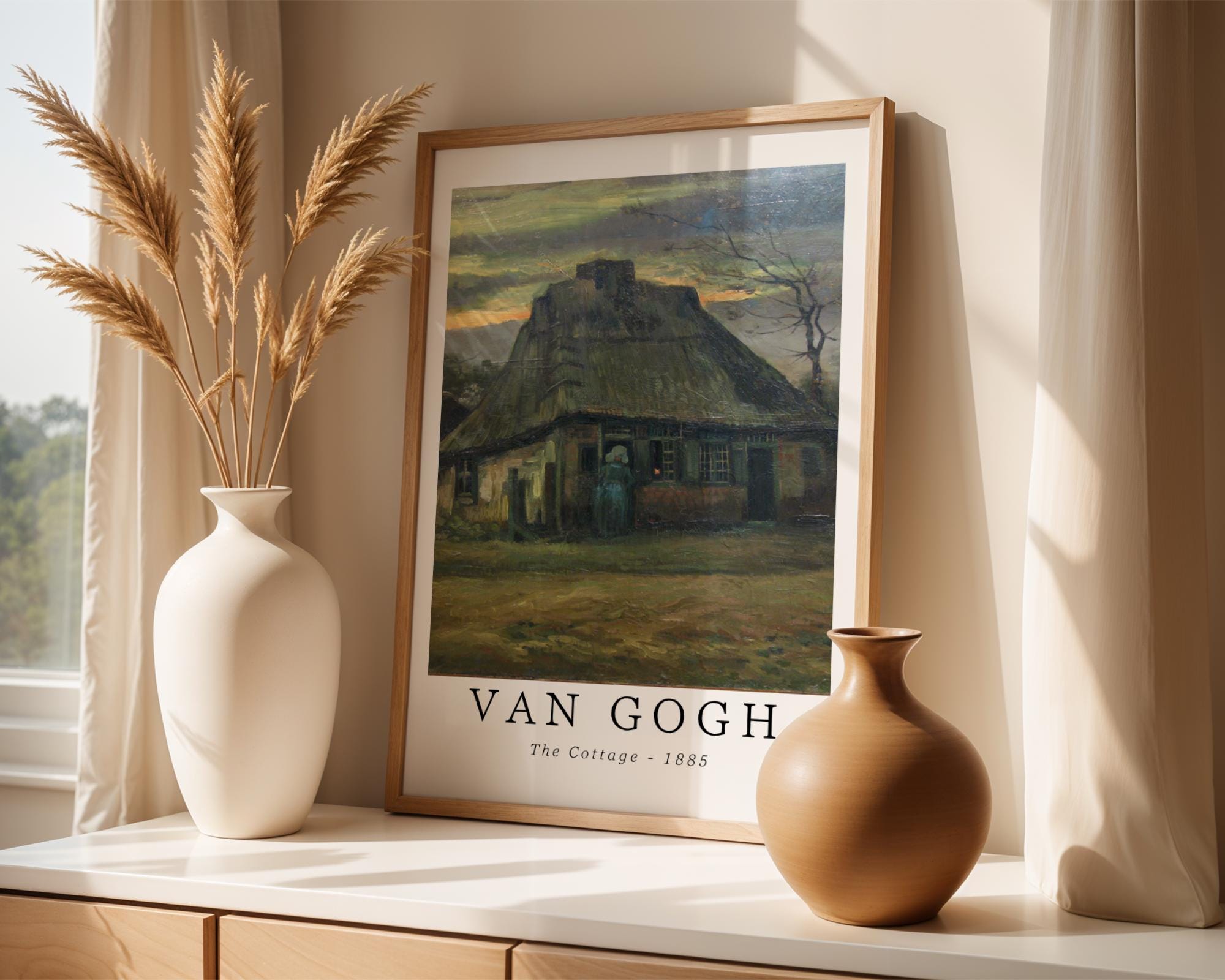 Van Gogh Print | The Cottage  - Vintage Impressionist Art wall art print, modern home decor, unframed artwork by Nomad & Nest