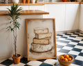 Cheese & Grapes Kitchen Print • French Fromage Wall Art wall art print, modern home decor, unframed artwork by Nomad & Nest