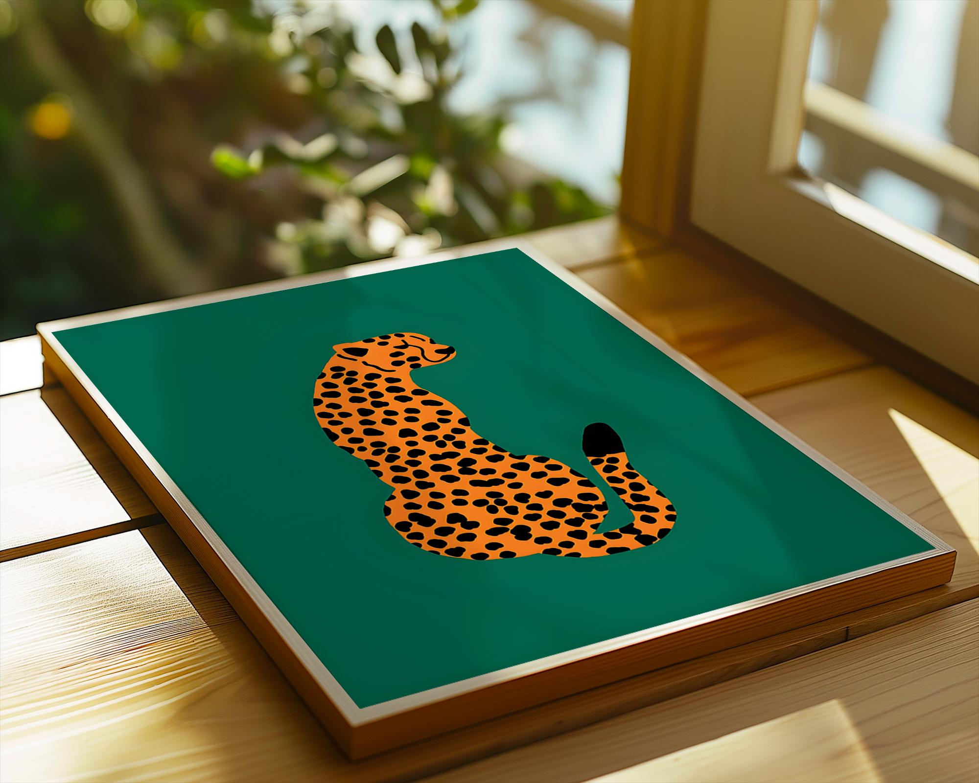 Minimalist Leopard Print | Modern Jungle Wall Art wall art print, modern home decor, unframed artwork by Nomad & Nest