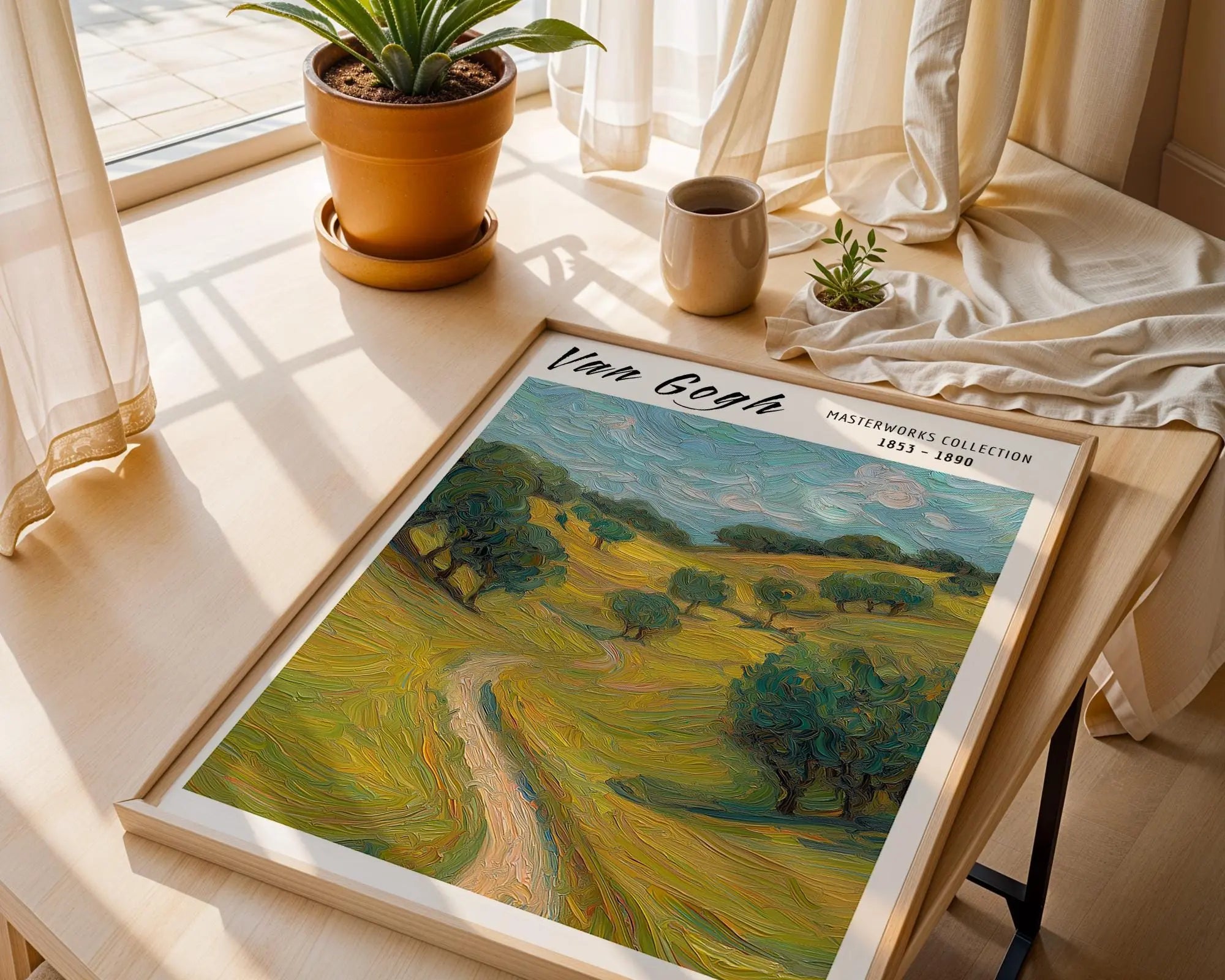 Van Gogh Print | Landscape  | Impressionist Countryside Wall Art wall art print, modern home decor, unframed artwork by Nomad & Nest