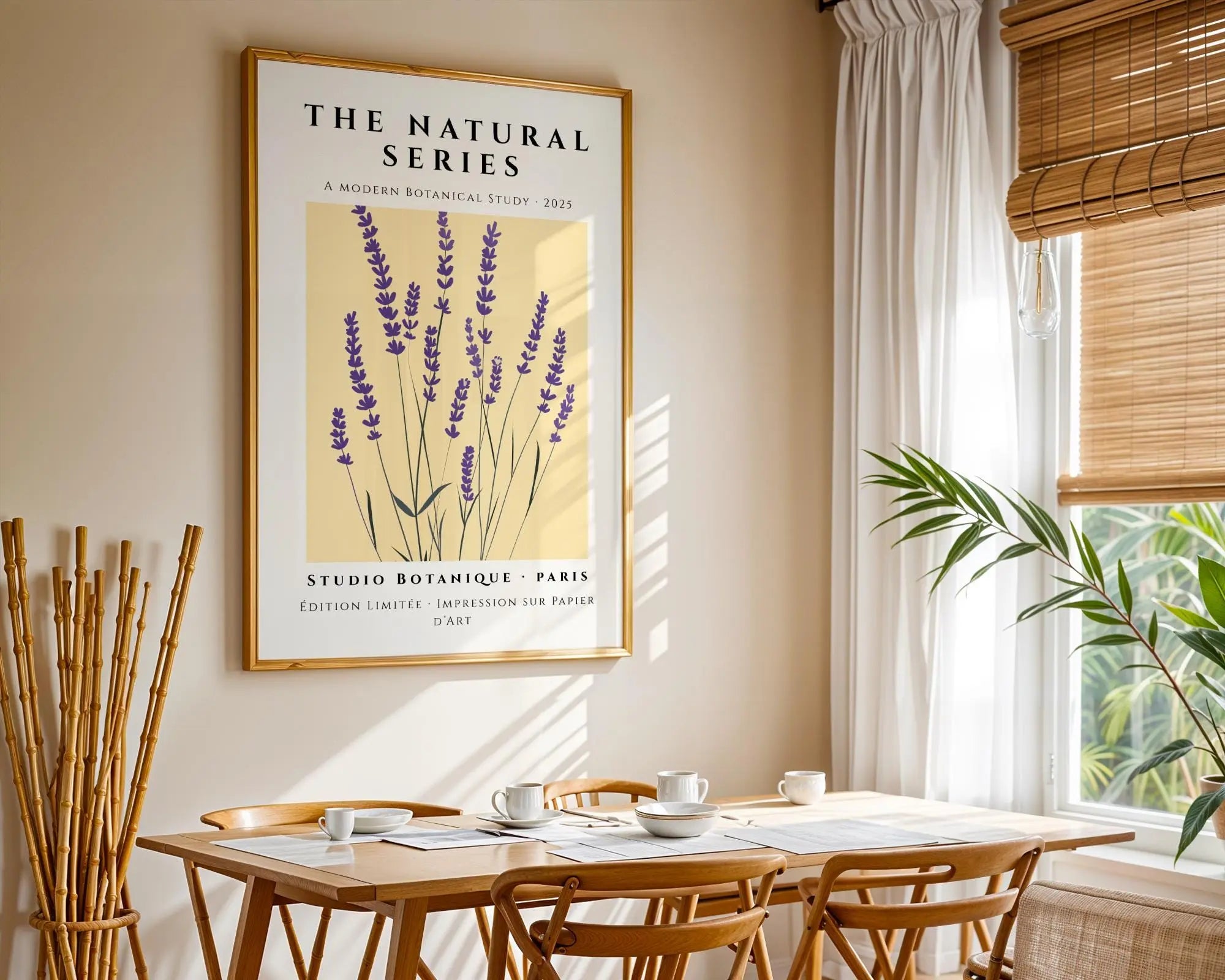 Lavender Botanical Print • Modern Floral Wall Art wall art print, modern home decor, unframed artwork by Nomad & Nest