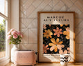 Retro Floral Wall Art Print | Marché aux Fleurs Poster wall art print, modern home decor, unframed artwork by Nomad & Nest