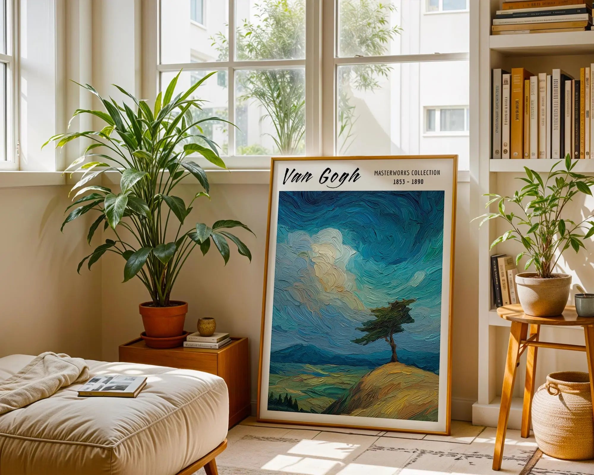 Van Gogh Print | Cypress Tree  | Impressionist Landscape Art wall art print, modern home decor, unframed artwork by Nomad & Nest