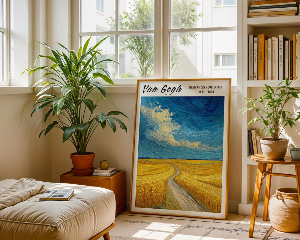 Van Gogh Print | Wheatfield  | Impressionist Landscape Wall Art wall art print, modern home decor, unframed artwork by Nomad & Nest
