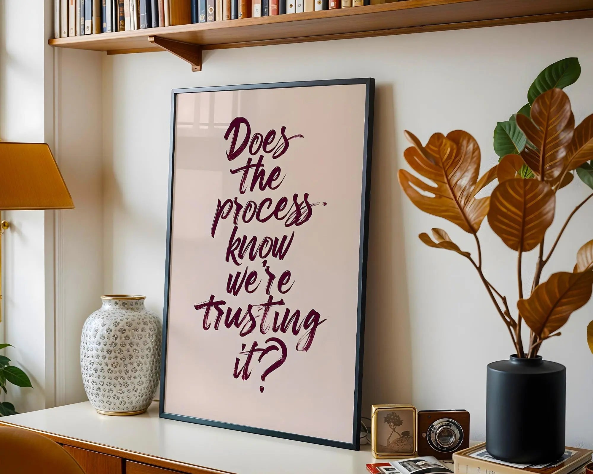 Typography Quote Art Print | Modern Motivational Decor wall art print, modern home decor, unframed artwork by Nomad & Nest