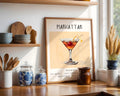 Manhattan Cocktail Art Print | Minimalist Bar Cart Decor wall art print, modern home decor, unframed artwork by Nomad & Nest