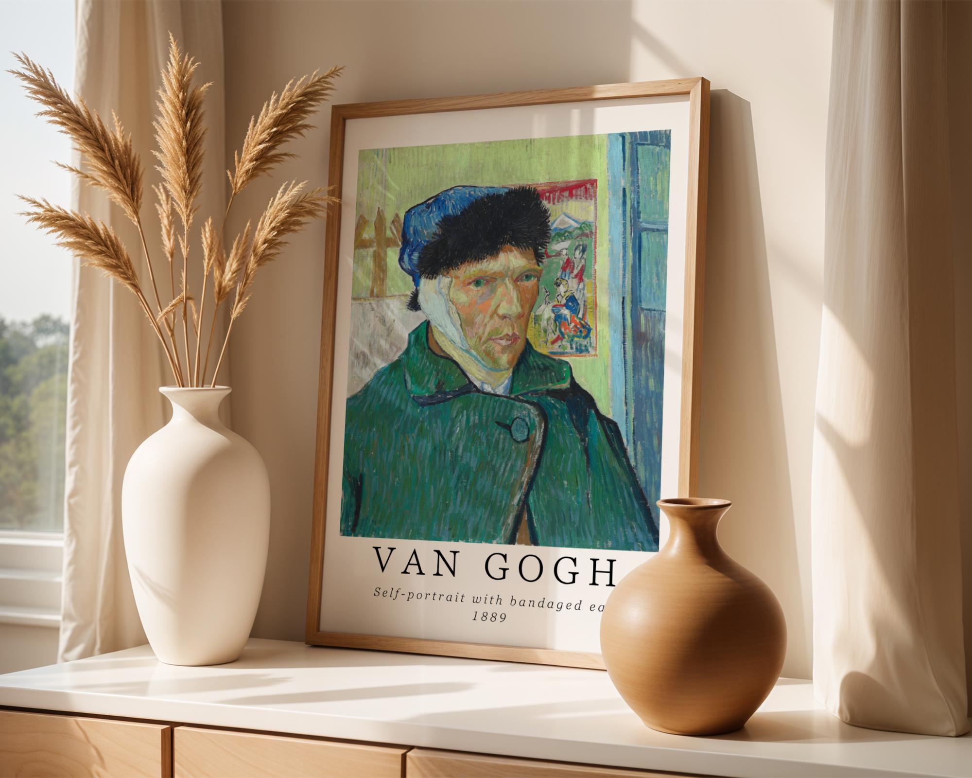 Van Gogh Print | Self-Portrait  – Vintage Impressionist Wall Art wall art print, modern home decor, unframed artwork by Nomad & Nest