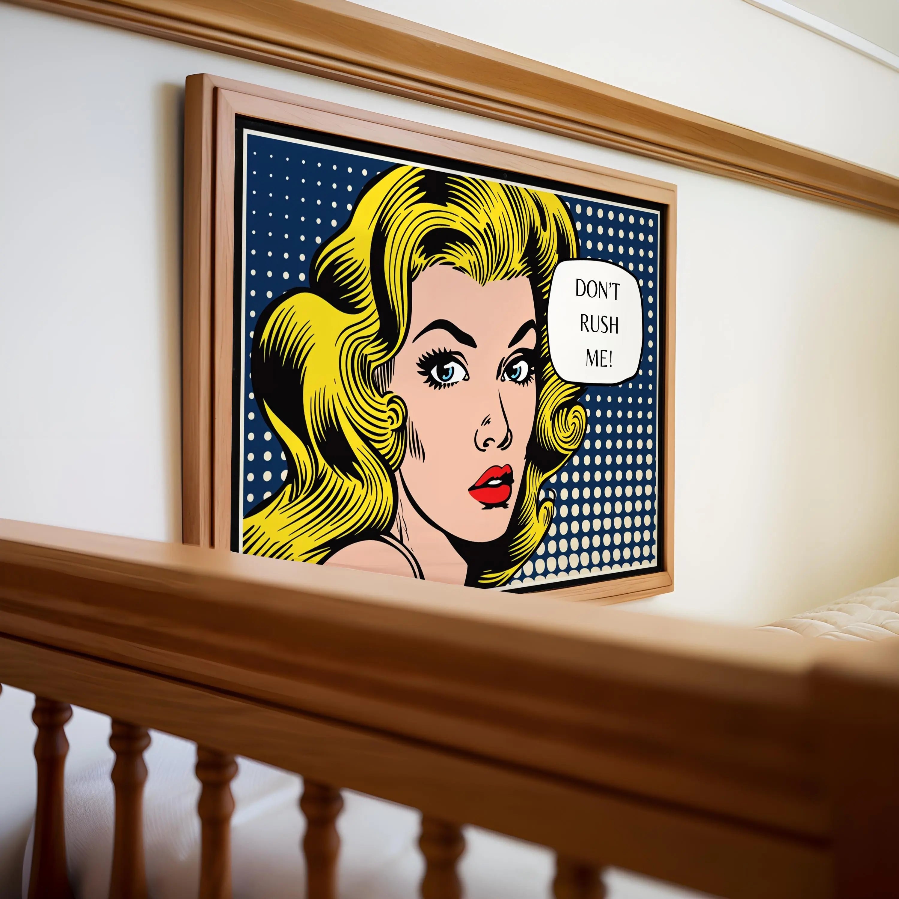 Modern Pop Art | Marilyn Style Print | Retro Comic  Decor wall art print, modern home decor, unframed artwork by Nomad & Nest