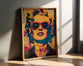 Modern Pop Art | Marilyn Monroe  Print | Retro Hollywood Glam Decor wall art print, modern home decor, unframed artwork by Nomad & Nest