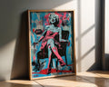 Modern Pop Art | Marilyn Monroe Graffiti  Print | Retro Glam Urban Decor wall art print, modern home decor, unframed artwork by Nomad & Nest