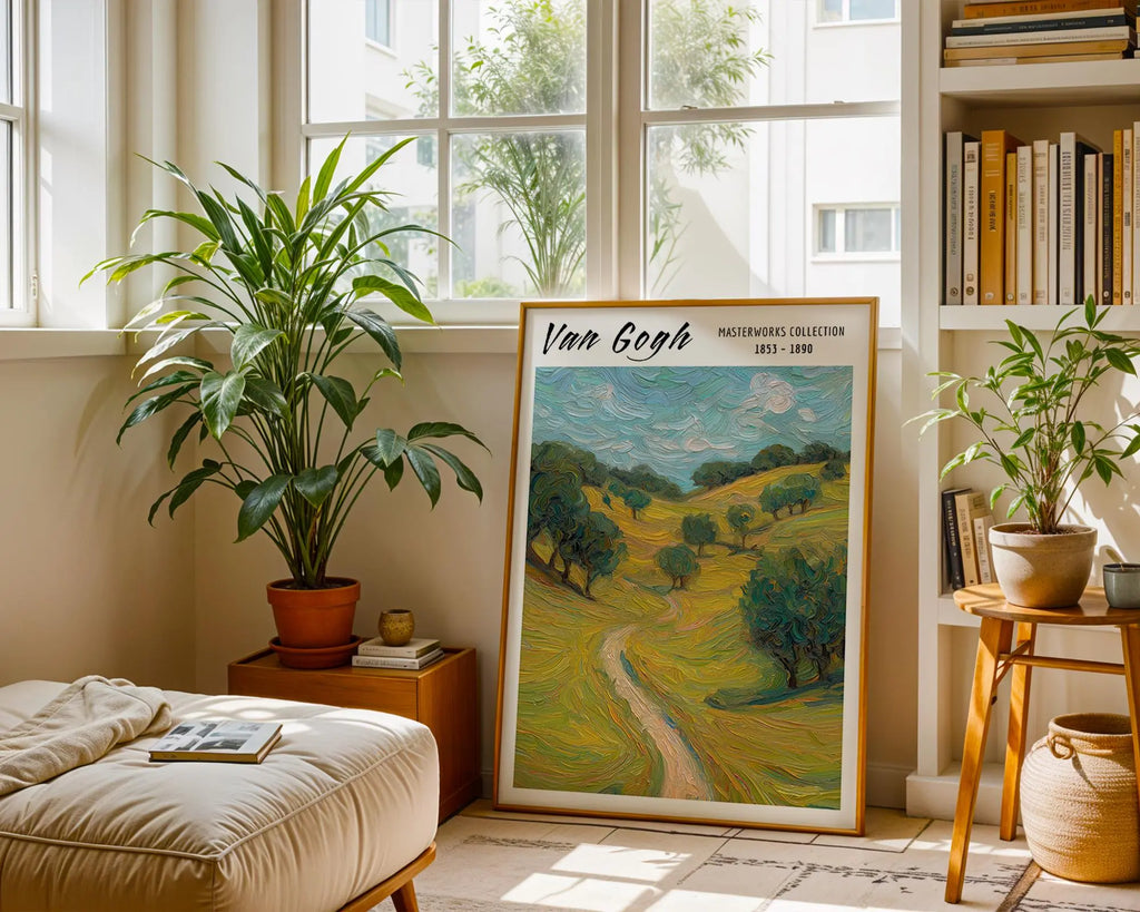 Van Gogh Print | Landscape  | Impressionist Countryside Wall Art wall art print, modern home decor, unframed artwork by Nomad & Nest