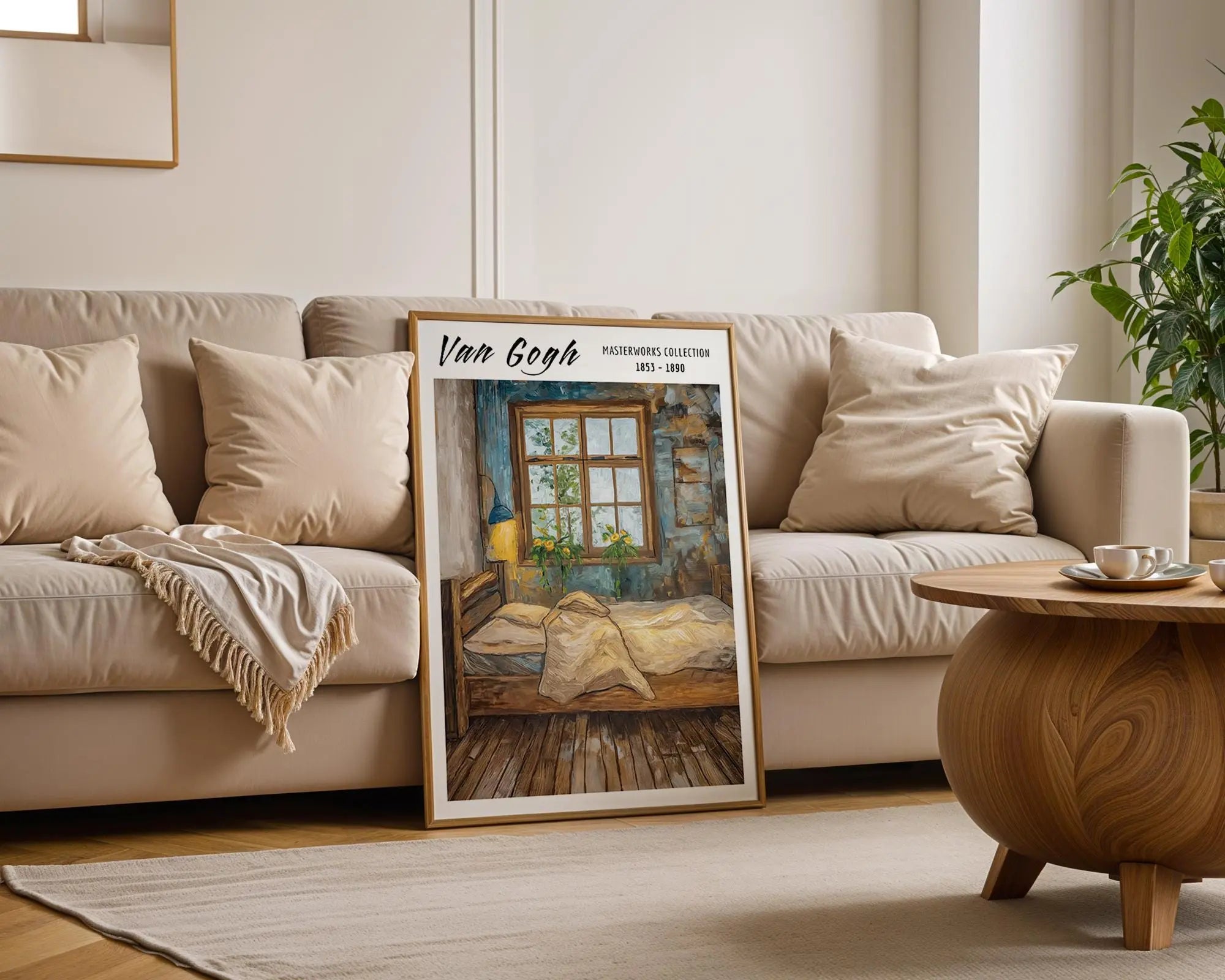 Van Gogh Print | Bedroom Art  | Impressionist Interior, Vintage Home Decor wall art print, modern home decor, unframed artwork by Nomad & Nest