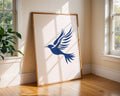 Flying Bird Art Print | Modern Wildlife Poster, Nature Home Decor wall art print, modern home decor, unframed artwork by Nomad & Nest
