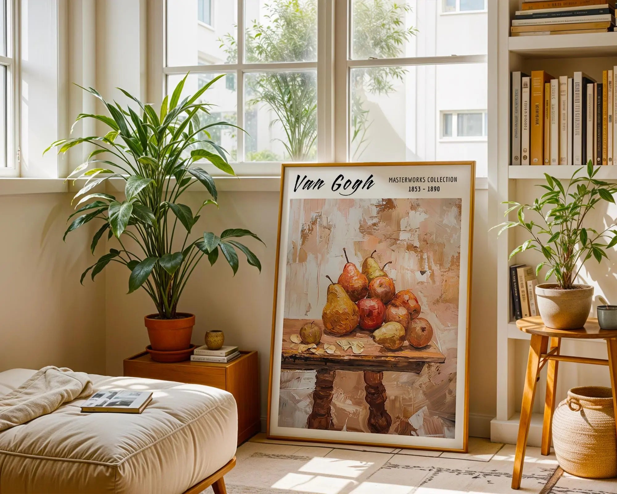 Van Gogh Print | Pears and Apples  | Rustic Farmhouse Kitchen Art wall art print, modern home decor, unframed artwork by Nomad & Nest