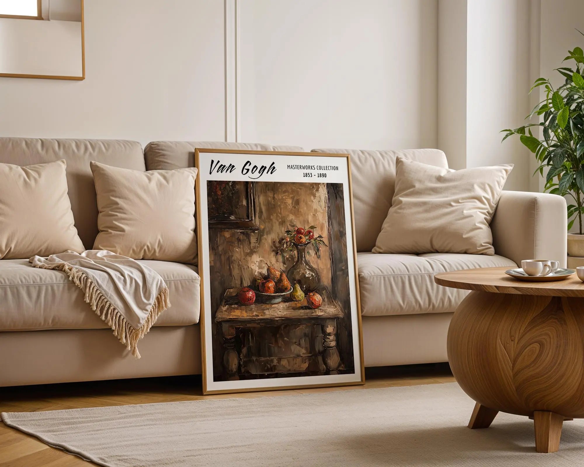 Van Gogh Print | Still Life  | Rustic Impressionist Kitchen Art wall art print, modern home decor, unframed artwork by Nomad & Nest