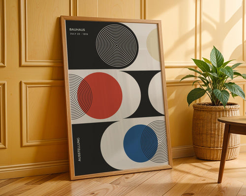 Bauhaus Poster Geometric Art Print | Mid-Century Modern Wall Decor wall art print, modern home decor, unframed artwork by Nomad & Nest