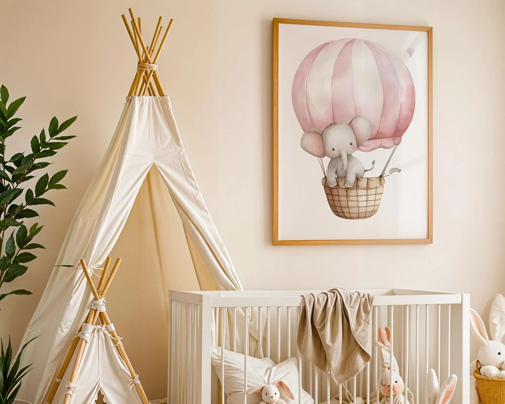 Playroom Ideas | Lion Airplane Nursery Print | Adventure Safari Wall Art wall art print, modern home decor, unframed artwork by Nomad & Nest