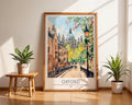 Oxford UK Travel Poster | Radcliffe Camera, British Architecture wall art print, modern home decor, unframed artwork by Nomad & Nest