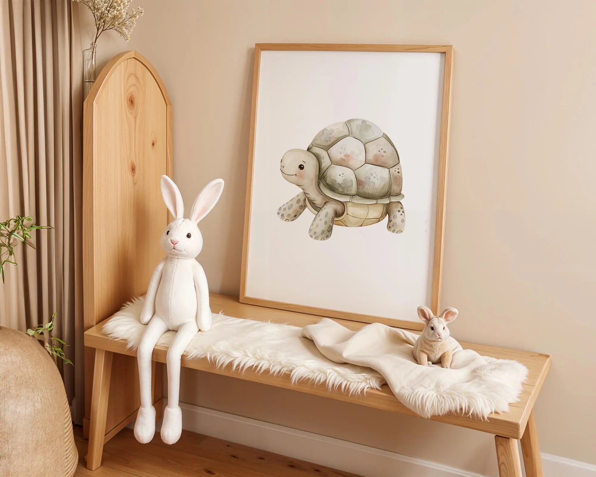Playroom Ideas | Tortoise Nursery Wall Art | Turtle Animal Baby Decor wall art print, modern home decor, unframed artwork by Nomad & Nest