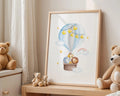 Playroom Ideas | Safari Balloon Nursery Art | Elephant Lion Giraffe Print wall art print, modern home decor, unframed artwork by Nomad & Nest