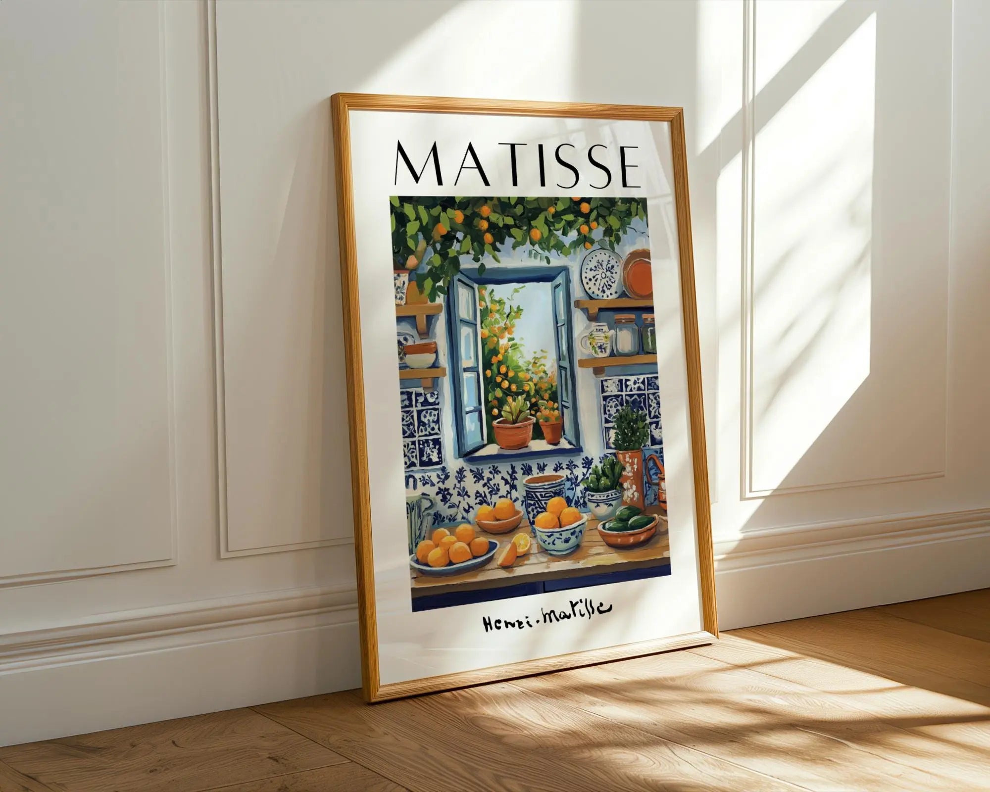Henri Matisse Print | Kitchen  | Mediterranean Fruit, Open Window Poster wall art print, modern home decor, unframed artwork by Nomad & Nest
