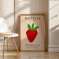 Henri Matisse Print | Inspired Strawberry | Minimalist Kitchen Wall Art wall art print, modern home decor, unframed artwork by Nomad & Nest
