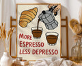 Espresso Quote Print | Funny Kitchen Wall Art wall art print, modern home decor, unframed artwork by Nomad & Nest