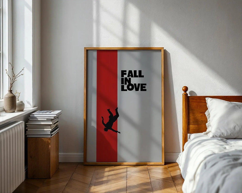 Positive Emotion | Fall In Love Graphic Art Print | Modern Minimalist Wall Decor wall art print, modern home decor, unframed artwork by Nomad & Nest