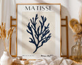 Henri Matisse Print | Inspired Coral  | Navy Coastal Wall Art wall art print, modern home decor, unframed artwork by Nomad & Nest
