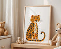 Playroom Ideas | Spotted Leopard Nursery Wall Art | Jungle Animal Decor wall art print, modern home decor, unframed artwork by Nomad & Nest