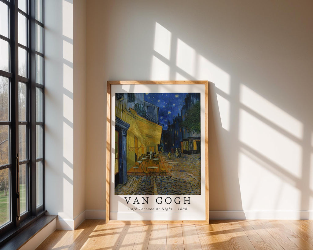 Van Gogh Print | Café Terrace at Night  - Vintage Impressionist Art wall art print, modern home decor, unframed artwork by Nomad & Nest