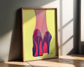 Modern Pop Art | Red Bottom High Heels Print | Chic Fashion  Poster wall art print, modern home decor, unframed artwork by Nomad & Nest