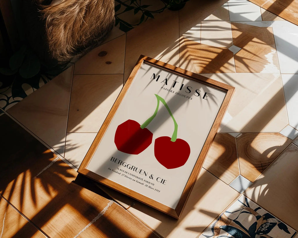 Henri Matisse Print | Cherry Art  | Modern Kitchen Wall Decor wall art print, modern home decor, unframed artwork by Nomad & Nest