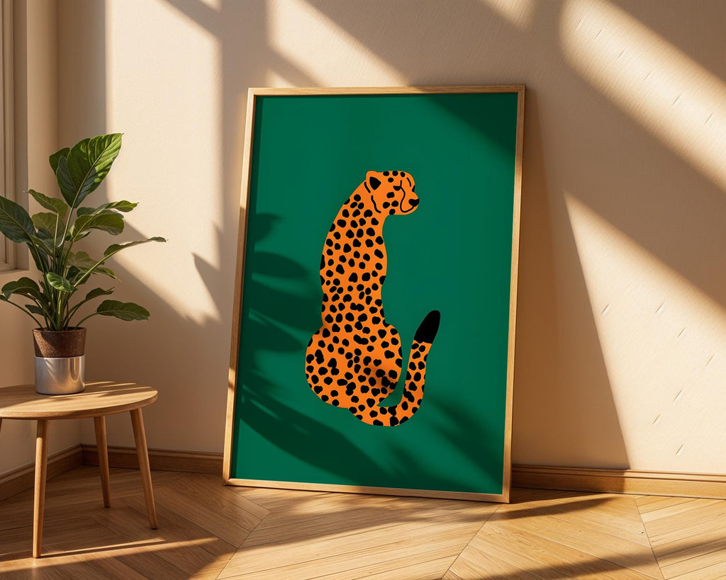 Minimalist Leopard Print | Modern Jungle Wall Art wall art print, modern home decor, unframed artwork by Nomad & Nest