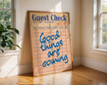 Good Things Are Coming Diner Receipt Print | Retro Kitchen Art wall art print, modern home decor, unframed artwork by Nomad & Nest