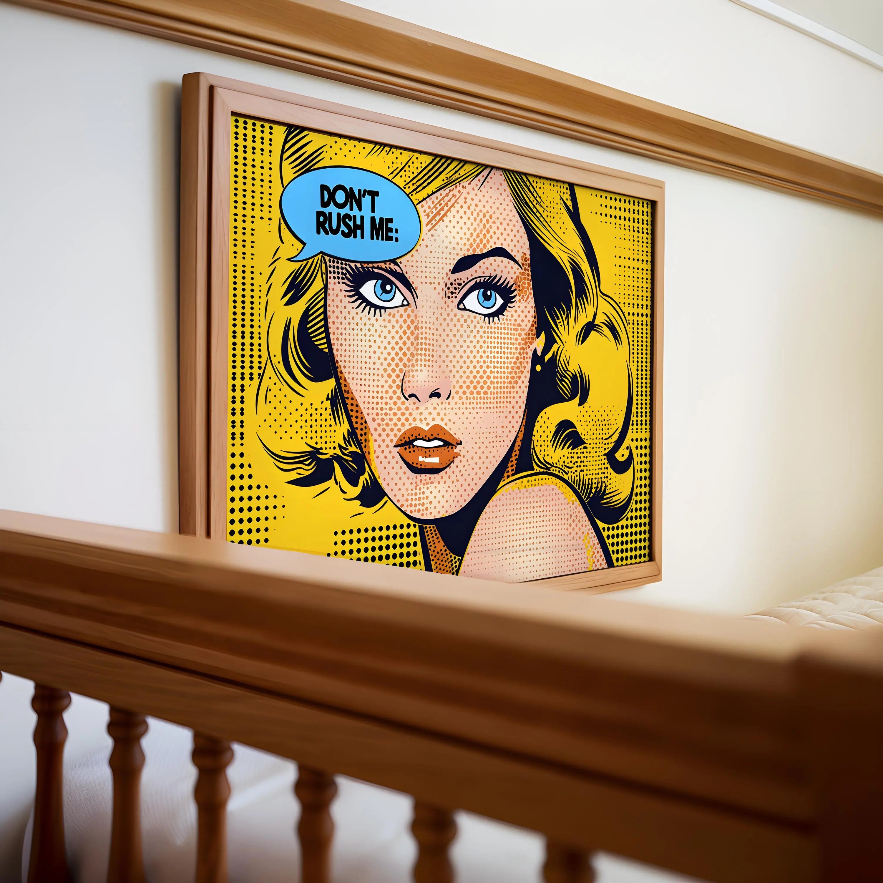 Modern Pop Art | Marilyn Monroe Print | Retro Comic Book Style wall art print, modern home decor, unframed artwork by Nomad & Nest
